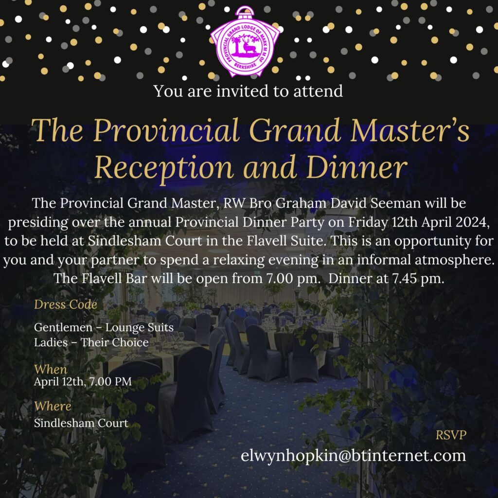 PGMs Reception and Dinner